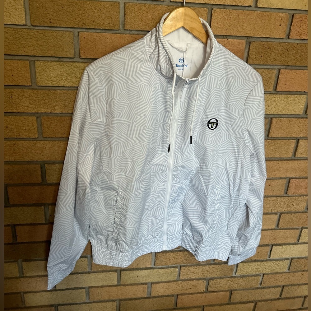 NWT Sergio Tacchini Court Dazzle Tracksuit Track Tennis Jacket & Pants Size M - Picture 3 of 7